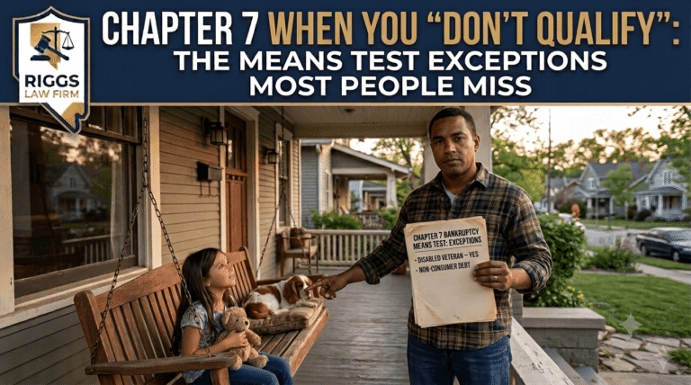 Chapter 7 When You “Don’t Qualify”: The Means Test Exceptions Most People Miss